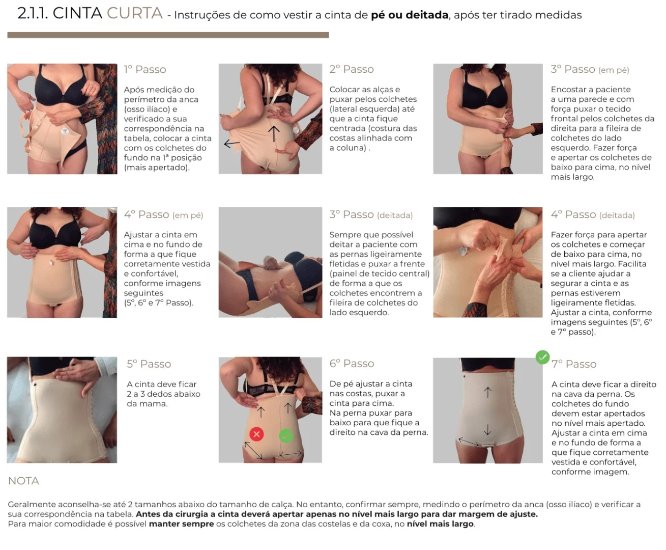 Como vestir a cinta